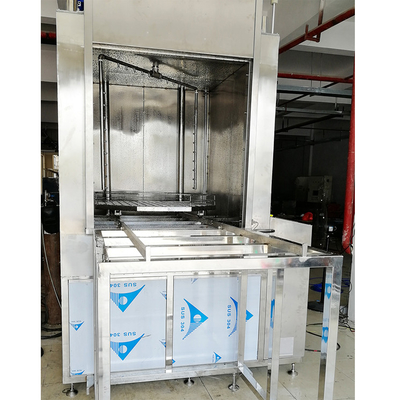 Rotate Spray Force Automatic Cleaning Machine , Large Spare Parts Ultrasonic Cleaning Machine