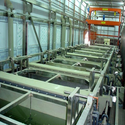 L'alluminio di alta precisione ha anodizzato l'attrezzatura/completamente ha accluso la linea di produzione d'anodizzazione